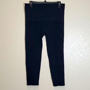 SPANX Look at Me Now Seamless Cropped Leggings Black 2X
